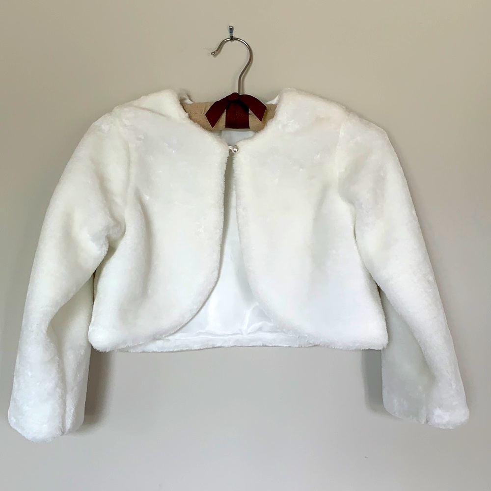 Faux Fur Bolero Jacket